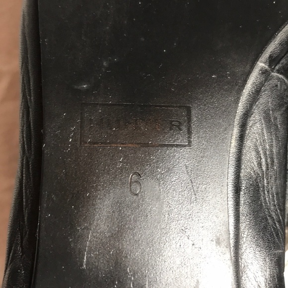 “HUNTER” “Dominica” Black Flats . - Picture 8 of 15
